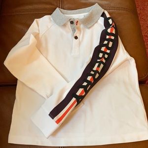 Burberry boys size 8 long sleeve shirt